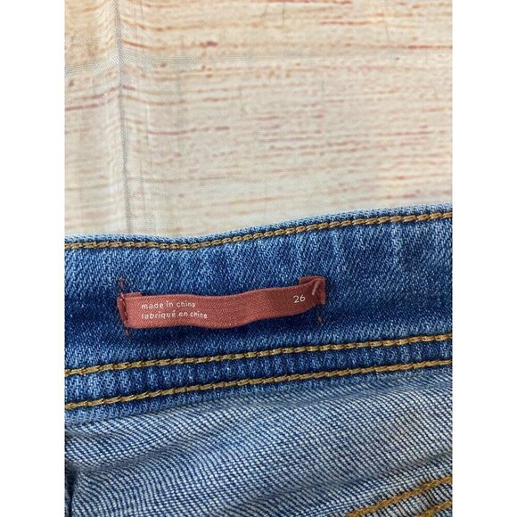 Pilcro And Letterpress Women's Slim Boyfriend Crop Jeans - 26 - Picture 9 of 12